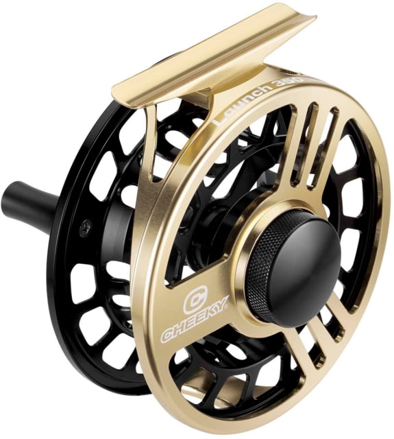 Cheeky Fishing Launch Fly Reel 3.5in Gold/Black