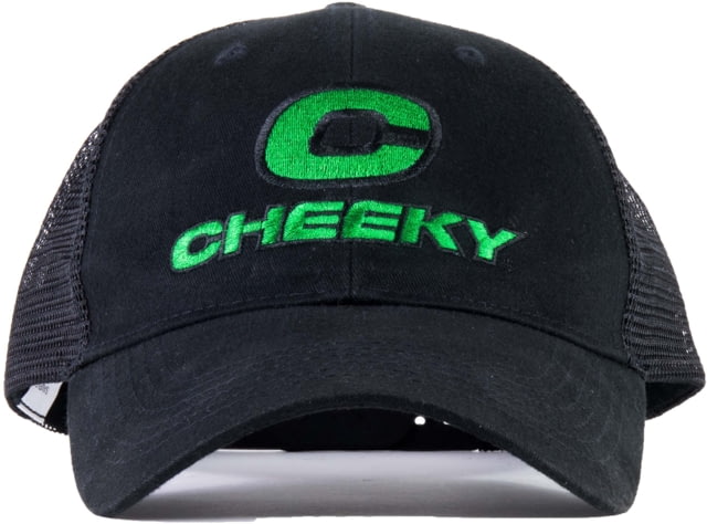 Cheeky Fishing Logo Hat Black/Emerald One Size