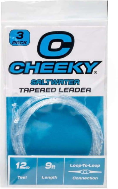 Cheeky Fishing Saltwater Leader 3-Pack 12 lb Clear