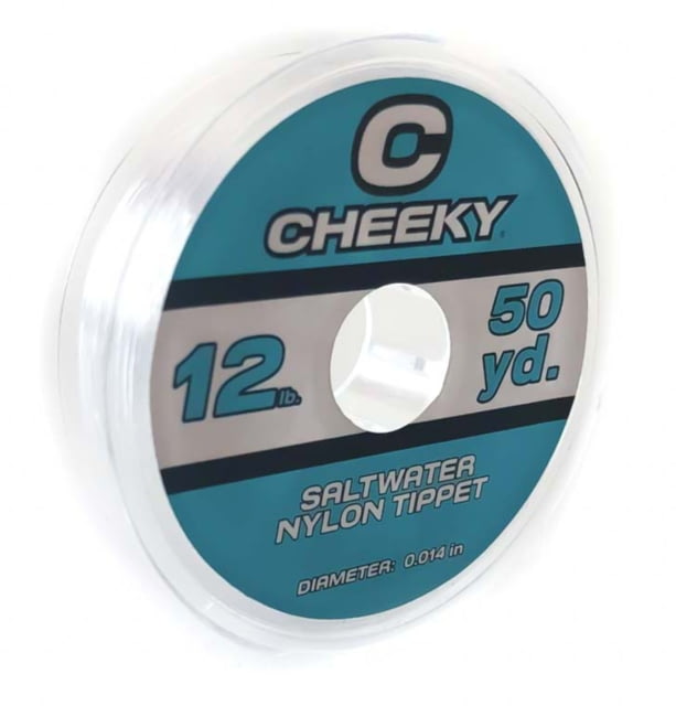 Cheeky Fishing Saltwater Tippet 12 lb Clear