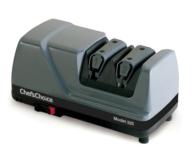 Chef's Choice Model 325 Electric Knife Sharpener 2-Stage 20-Degree Dizor Gift Box Gray