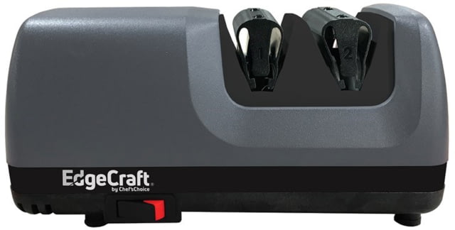 Chef's Choice EdgeCraft Model E1520 Electric Knife Sharpener 2-Stage 15/20-Degree Dizor Charcoal Grey