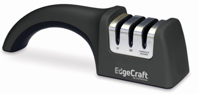 Chef's Choice EdgeCraft Model E4635 Knife Sharpener 2-Stage 15/20-Degree Dizor Charcoal Grey