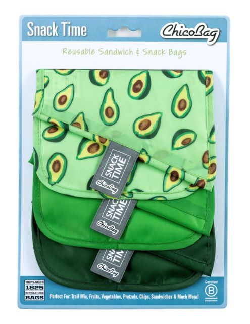 Chicobag Snack Time Poly - Avocado ST3CAV