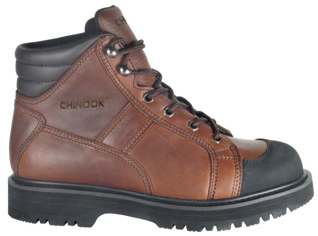 Chinook Footwear Contractor 6in Heaight Boots - Men's Brown 10