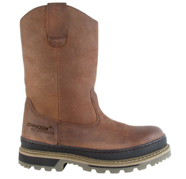 Chinook Footwear Rancher Waterproof Boots - Men's Dark Brown 12