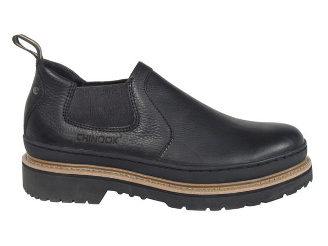 Chinook Footwear Workhorse Romeo Soft Toe Leather Boots - Men's Black 9.5