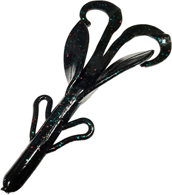 Chompers Boss Hawg Creature Bait 1 6in Black Emerald