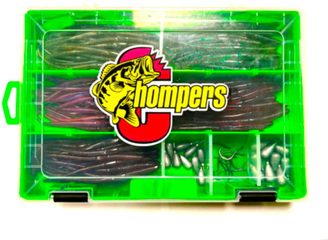 Chompers Drop Shot Kit - 132 Pieces Green