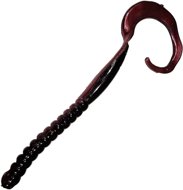 Chompers Magnum Hawg Worm 1 10in Red Shad