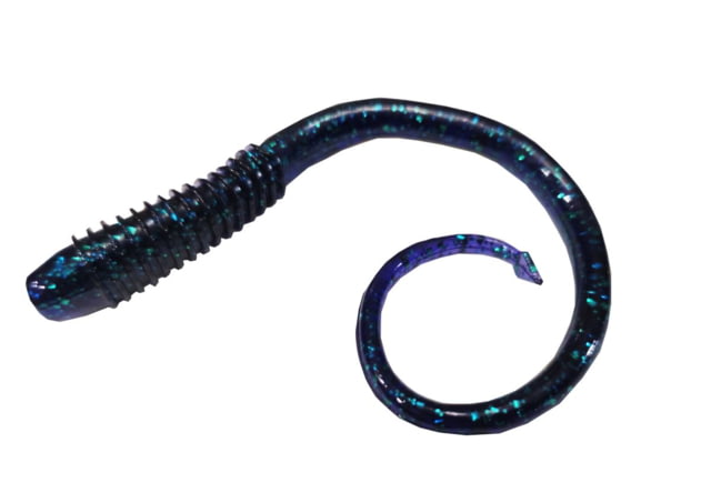 Chompers Possum Tail Worms Jig - 5 Pack June Bug 5in