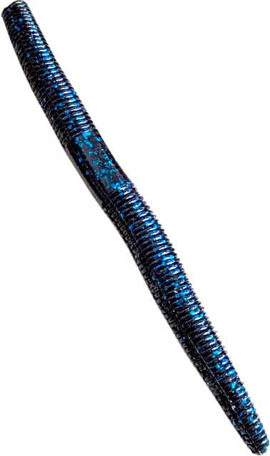 Chompers Salty Sinker Worm 1 5in Black/Blue Flake