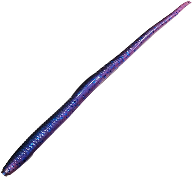 Chompers Shaky Worm 1 8in Natural Blue Glitter
