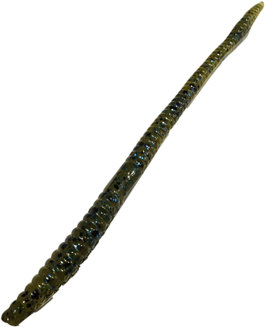 Chompers Super Whacky Worm 1 7in Watermelon/Blue Flake