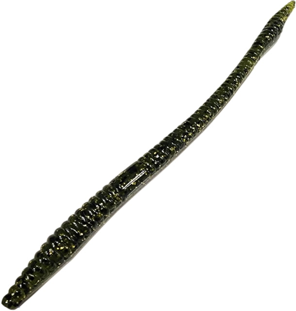 Chompers Super Whacky Worm 1 7in Watermelon/Gold Flake