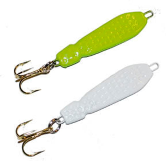 Chompers Webb Tail Spoon Jig 1/2 oz - 2 Pack Chartuese