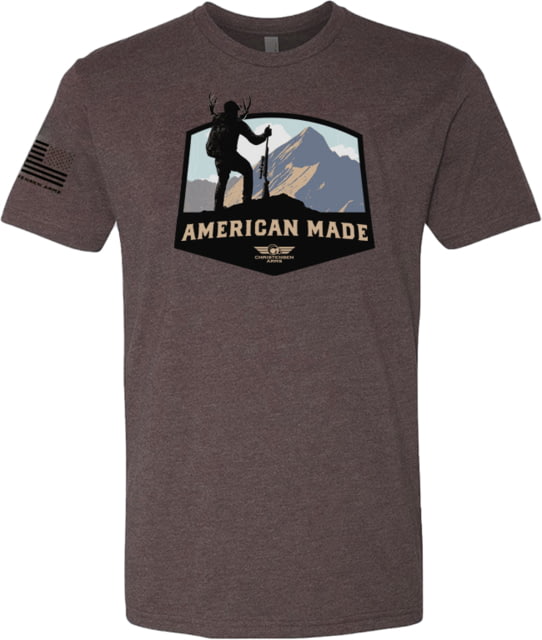 Christensen Arms American Made Hunter T-Shirt - Men's Extra Large Brown