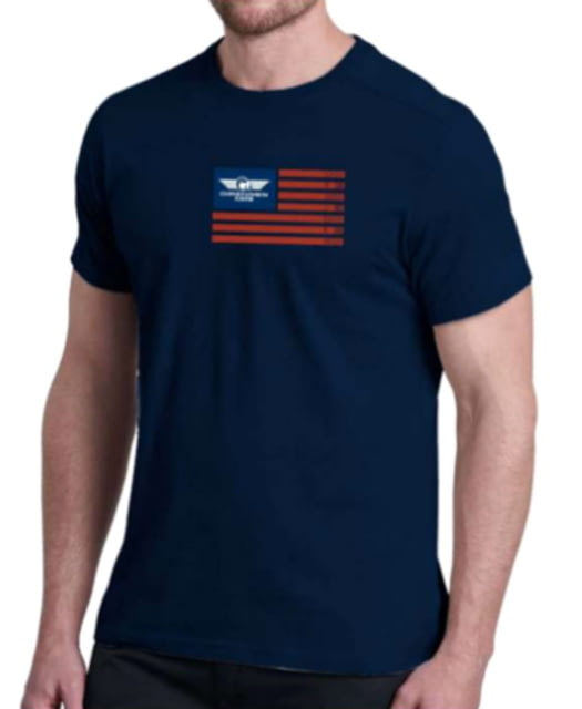 Christensen Arms Barrel Flag SS Tee - Mens Dark Navy M