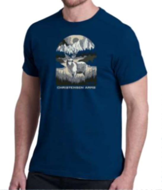 Christensen Arms Buck Valley SS Tee - Mens Classic Navy M