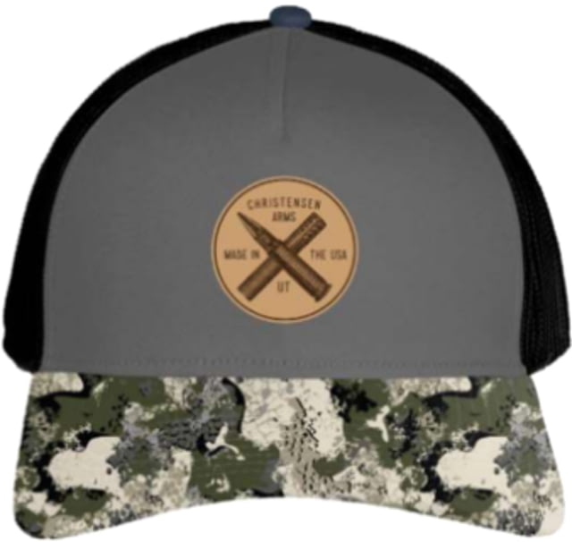 Christensen Arms Bullet & Barrel Camo Trucker - Mens Carbon/Timber OSFM