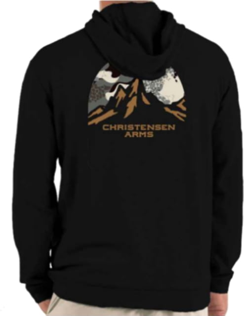 Christensen Arms Camo Mountain Full Zip Hoodie - Mens Black M