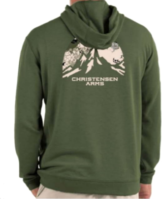 Christensen Arms Camo Mountain Full Zip Hoodie - Mens Olive L