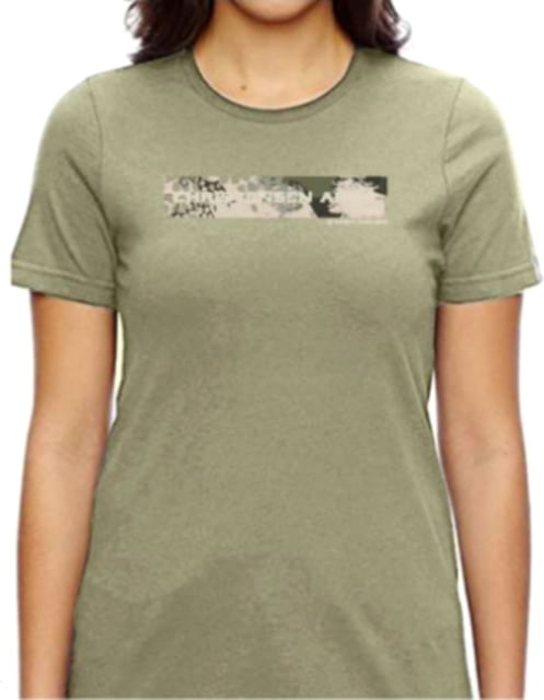 Christensen Arms Camo Wordmark SS Tee - Womens Khaki 2X