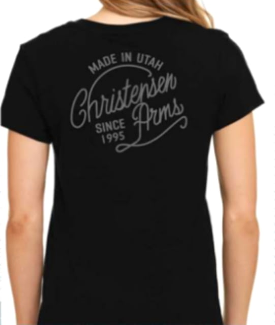 Christensen Arms Christensen Script Scoop Neck SS Tee - Womens Black 2X