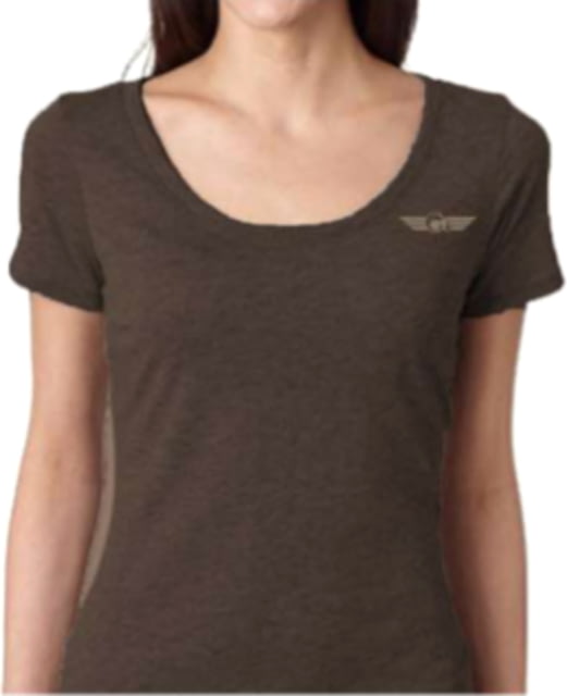 Christensen Arms Christensen Script Scoop Neck SS Tee - Womens Coffee 2X