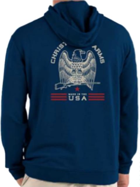 Christensen Arms Classic Eagle Full Zip Hoodie - Mens Classic Navy 3X