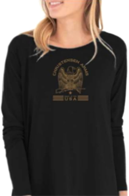 Christensen Arms Classic Eagle LS Tee - Womens Black M