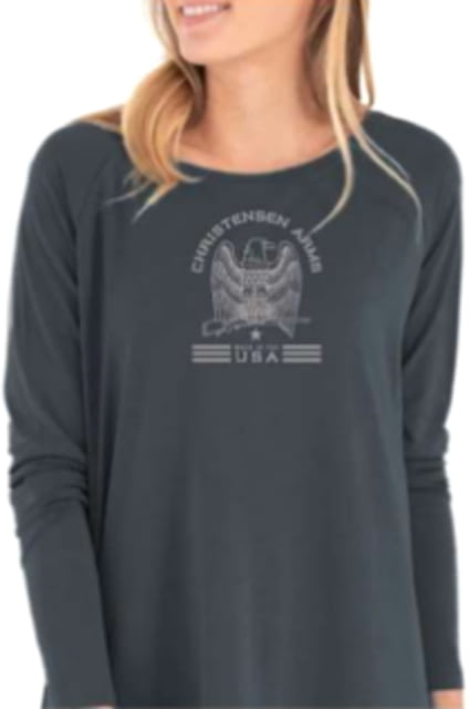 Christensen Arms Classic Eagle LS Tee - Womens Carbon L