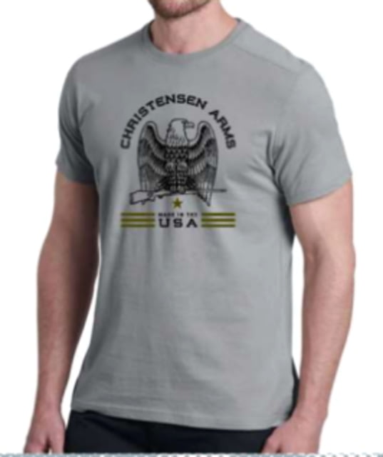 Christensen Arms Classic Eagle SS Tee - Mens Ash Gray 4X