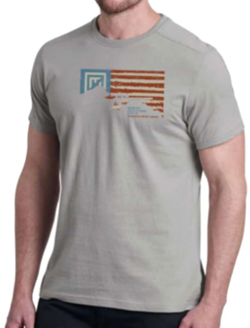 Christensen Arms Flag Silhouette SS Tee - Mens Ash Gray 2X