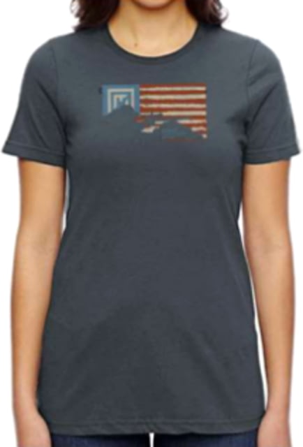 Christensen Arms Flag Silhouette SS Tee - Womens Carbon XL