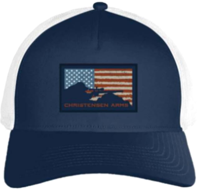 Christensen Arms Flag Silhouette Trucker - Mens Dark Navy OSFM