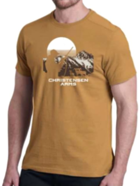 Christensen Arms Hunter Silhouette SS Tee - Mens Dark Khaki XL