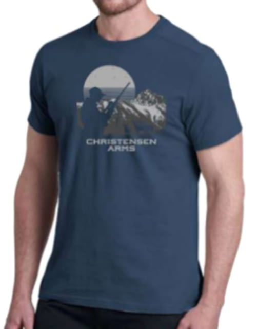 Christensen Arms Hunter Silhouette SS Tee - Mens Deep Navy 3X