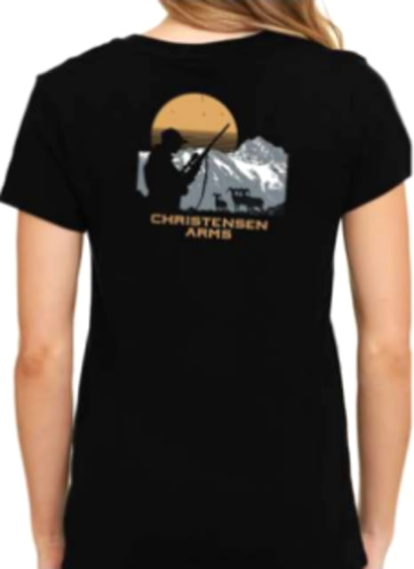 Christensen Arms Hunter Silhouette SS Tee - Womens Black XS