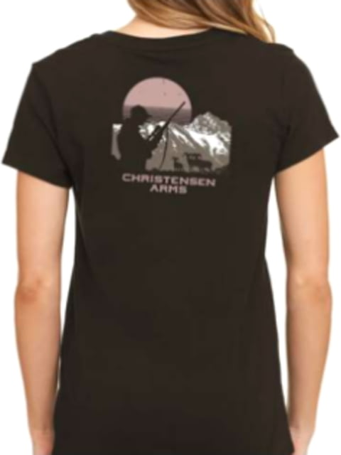 Christensen Arms Hunter Silhouette SS Tee - Womens Espresso 2X