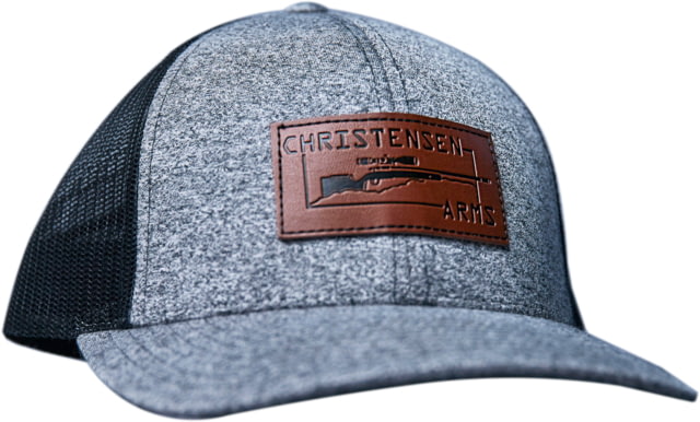 Christensen Arms Leather Patch Cap Grey/Black One Size