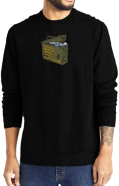 Christensen Arms Mountain Ammo Box Crew Sweatshirt - Mens Black S
