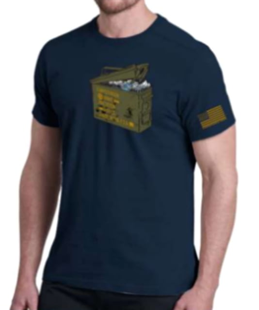 Christensen Arms Mountain Ammo Box SS Tee - Mens Deep Navy S