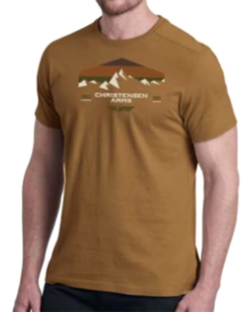 Christensen Arms Mountain Gradient SS Tee - Mens Dark Khaki XL