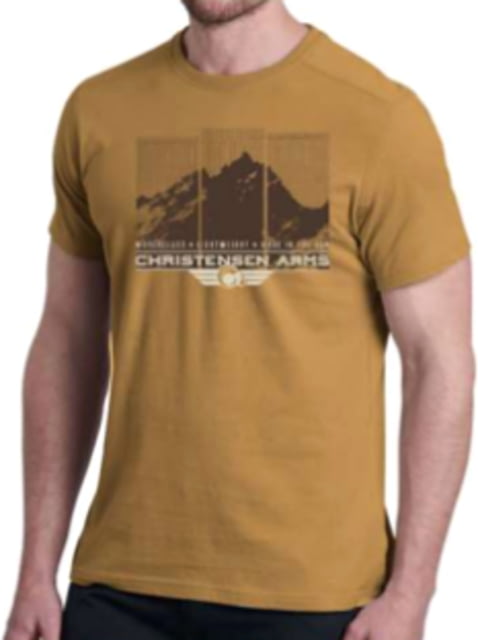 Christensen Arms Mountain Half-Tone SS Tee - Mens Desert Tan 4X