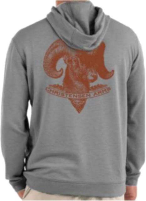 Christensen Arms Ram Graphic Hoodie - Mens Ash Gray 4X