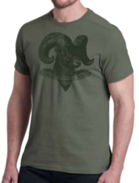 Christensen Arms Ram Graphic SS Tee - Mens Olive XL