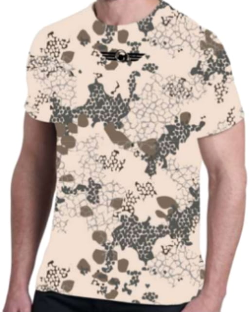 Christensen Arms Ram Logo Camo Performance SS Tee - Mens Desert XL