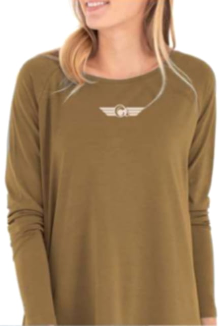 Christensen Arms Ram Logo LS Tee - Womens Butterscotch XS