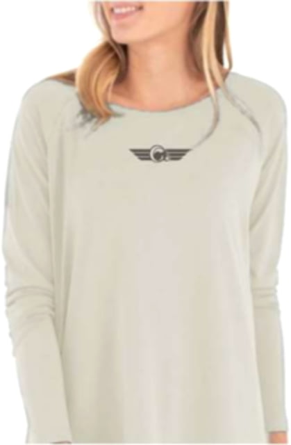 Christensen Arms Ram Logo LS Tee - Womens Khaki L